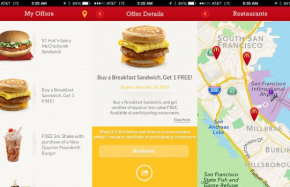 McDonald’s testuje kuponową aplikację