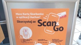 Auchan Retail Polska wdraża innowacyjną  ścieżkę zakupową Scan&Go