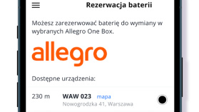 Allegro i Hop.City prezentują usługę ładowania i wymiany baterii elektrycznych jednośladów w automatach paczkowych One Box