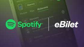 eBilet integruje się ze Spotify – pierwsze takie partnerstwo na polskim rynku biletowym