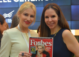 Angelika Jarosławska na globalnym Szczycie Forbesa poświęcony młodym liderkom
