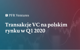 Wartość inwestycji venture capital w Polsce w pierwszym kwartale 2020 roku wyniosła 190 mln zł
