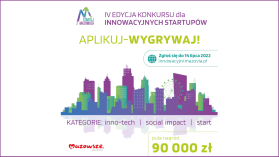 90 000 zł dla innowacyjnych i odpowiedzialnych społecznie startupów – rusza IV edycja mazowieckiego konkursu “Startuj z Mazowsza”!