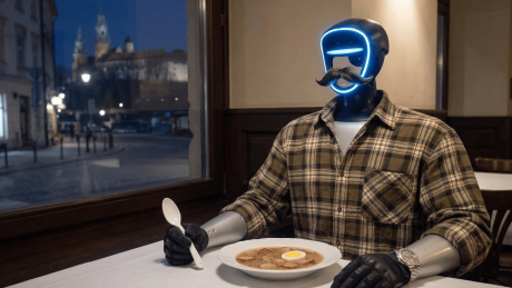 Edward Warchocki, czyli pierwszy robot z wąsami