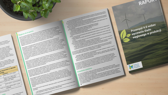 Przemysł 4.0 wobec wyzwania śladu węglowego w produkcji: raport XOOG Klastry Energii i Fundacji Platforma Przemysłu Przyszłości