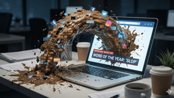 Słowo roku, które stworzyliśmy my wszyscy. Merriam-Webster wybiera „slop” jako najważniejszy termin 2025