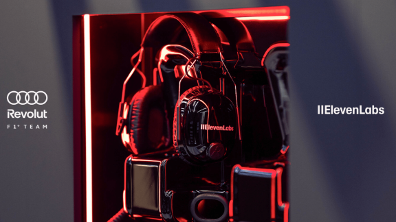 ElevenLabs parkuje w padoku F1: startup oficjalnym partnerem Audi Revolut F1 Team