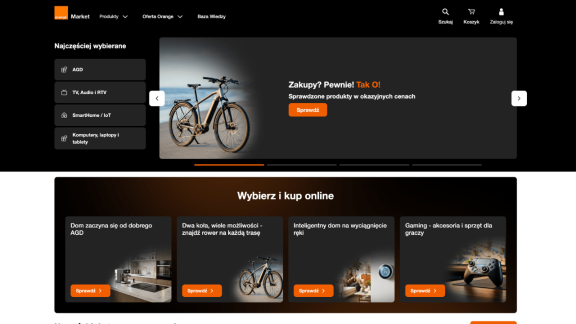 Orange rozwija ekosystem marketplace. Startuje Orange Market, nowe miejsce do zakupów online