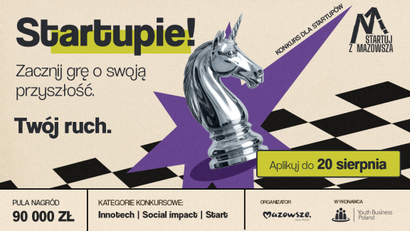 Twój ruch! Ruszyła VIII edycja konkursu „Startuj z Mazowsza”
