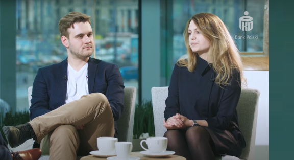 Jak włamać się do banku? Maja Schaefer (Chatbotize) i Hubert Guzera (PlaceMe) opowiadają o współpracy startupów z korporacjami
