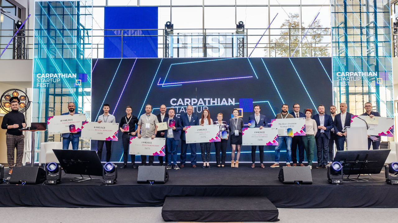 Zwycięzcy drugiej edycji Carpathian Startup Fest 2022