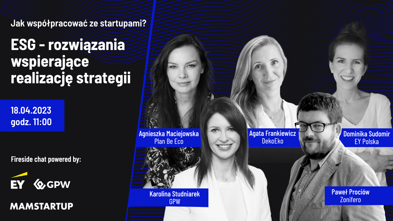 ESG – narzędzia wspierające realizację strategii. Zapraszamy na Fireside chat