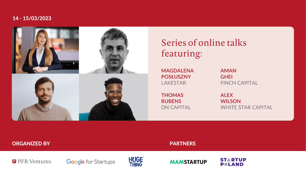 14-15 marca weź udział w wykładach poświęconych inwestycjom w startupy. Szczegóły tutaj