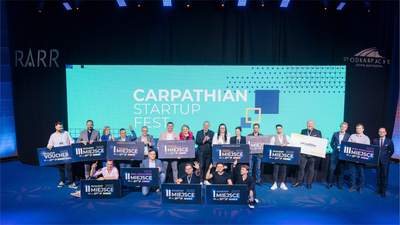 Zwycięzcy Carpathian Startup Fest 2023 – najlepsze pomysły biorą się z życia