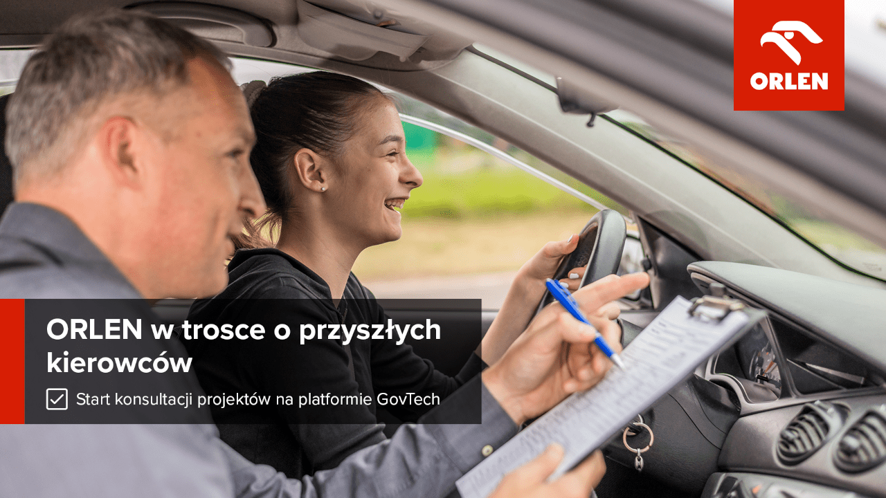 ORLEN poszukuje startupów, które zajmą się edukacją kierowców