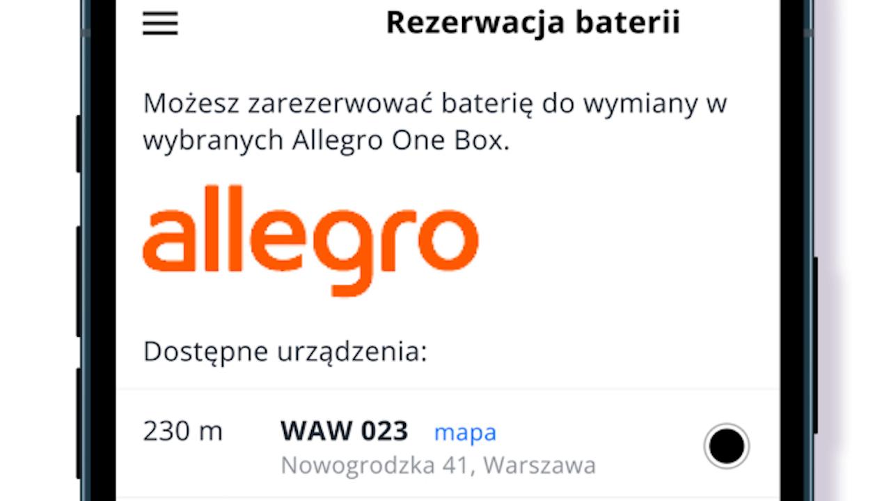 Allegro i Hop.City prezentują usługę ładowania i wymiany baterii elektrycznych jednośladów w automatach paczkowych One Box