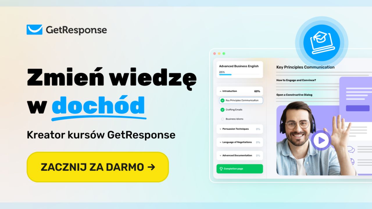 GetResponse wprowadza Platformę do monetyzacji treści: przekształcanie wiedzy w źródło dochodu ma być prostsze