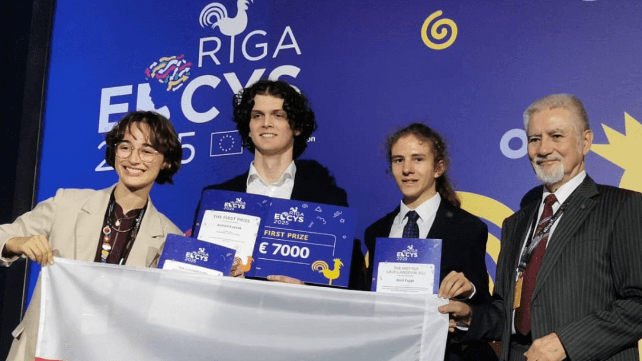 Sukces polskich młodych naukowców w konkursie EUCYS w Rydze