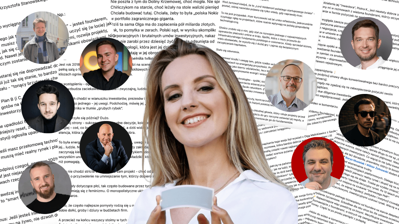 „Układziki”, „Messi w Barcelonie”, „patopraktyki”, „ofiara zemsty” i pytanie o brak efektów pilotaży perowskitów: najciekawsze komentarze po wywiadzie Olgi Malinkiewicz