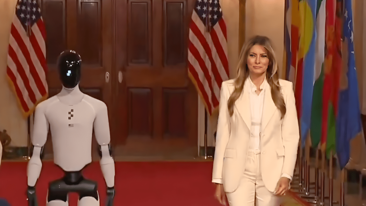 „Plato” zamiast nauczyciela? Melania Trump kreśli wizję edukacji domowej opartej na robotach